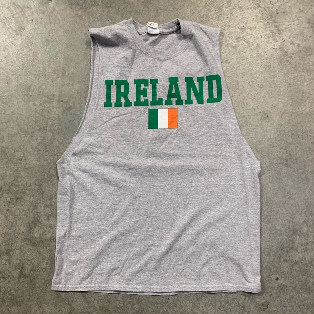 90s Ireland reworked upcycled Muscle Tshirt Tank Top